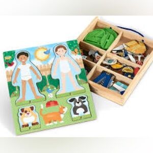 Melissa & Doug Occupations Magnetic Pretend Play Set Toddler Kids Toy